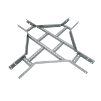 Х-разветвитель лестничный 80х600х1,5 мм "Быстрый монтаж" HD85 КМ-профиль (LXDS80-600-1.5 HD85)