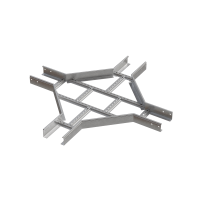 Х-разветвитель лестничный 80х400х1,5 мм HD85 N КМ-профиль (LXD80-400-1.5 HD85 N)