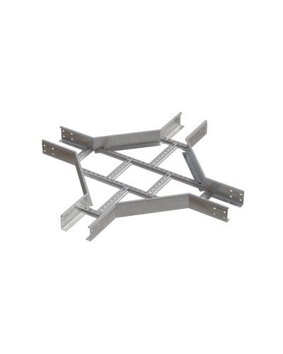 Х-разветвитель лестничный 100х150х2,0 мм N КМ-профиль (LXD100-150-2.0 N) в Иваново Аксессуары для лотков Pintop.ru