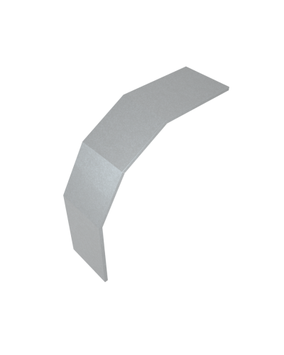 Крышка лестничного вертикального внешнего угла 90 гр. 800 мм HD85 КМ-профиль (KLVL90-800 HD85) в Иваново Аксессуары для лотков Pintop.ru