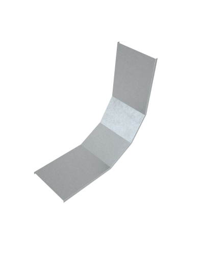 Крышка лестничного вертикального внутреннего угла 90 гр. 800 мм HD85 КМ-профиль (KLNL90-800 HD85) в Иваново Аксессуары для лотков Pintop.ru