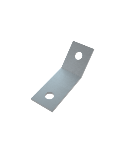 Уголок 45 гр. (2 отверстия) КМ-Профиль (USG45-2) в Иваново Аксессуары для лотков Pintop.ru