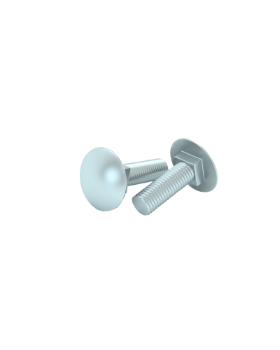 Болт с полукруглой головкой и квадратным подголовком М6х20 мм DIN 603 (упак. 150 шт) КМ-Профиль (BTG6-20) в Иваново Крепеж Pintop.ru