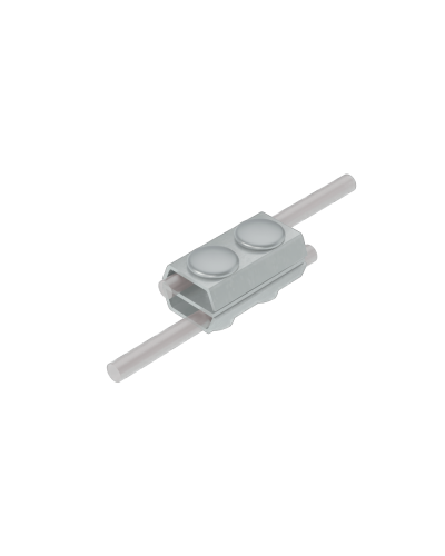 Параллельный соединитель прутка Ø 5-8 мм двойной HD КМ-Профиль (2PS-D5-8 HD) в Иваново Монтажные материалы Pintop.ru