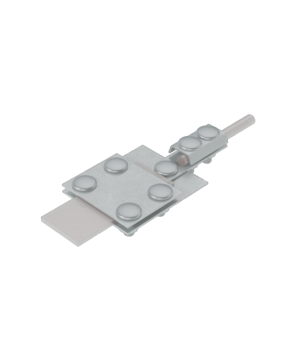 Универсальный контрольный соединитель полоса до 30 мм пруток Ø 5-8 мм HD КМ-Профиль (UKS-B30-D5-8 HD) в Иваново Аксессуары для лотков Pintop.ru