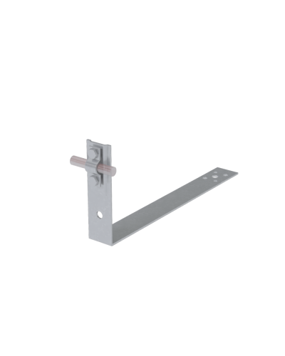 Черепичный держатель болтовой на обрешётку для прутка Ø 5-10 мм L380 мм H100 мм HD КМ-профиль (CDBO-L380-D5-10 HD) в Иваново Крепеж Pintop.ru