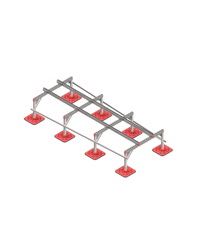 Опорная конструкция для установки оборудования TECHNORAPTOR FOOT 1200х3000 тип 3 HD КМ-профиль (KM-TR-F-SSEI-1200-3000-3 HD) в Иваново Системы видеонаблюдения Pintop.ru