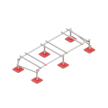 Опорная конструкция для установки оборудования TECHNORAPTOR FOOT 3000х1200 тип 2 HD КМ-профиль (KM-TR-F-SSEI-3000-1200-2 HD)