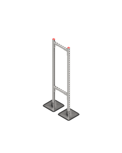 Опорная конструкция для горизонтальных прямоугольных воздуховодов и металлических лотков кабеленесущих систем TECHNORAPTOR STEELFOOT 350х1500 HD КМ-профиль (KM-TR-STF-SSHRAD-350-1500 HD) в Иваново Системы видеонаблюдения Pintop.ru