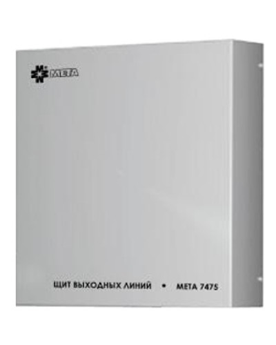 Щит выходных линий с грозозащитой на 12 линий МЕТА 7480 в Иваново Система оповещения и трансляции Мета Pintop.ru