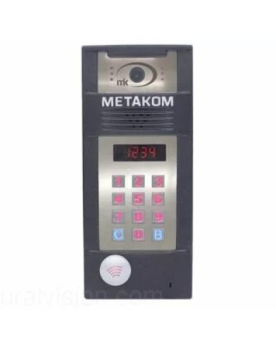 Многоабонентый антивандальный блок вызова со встроенной гибридной видеокамерой Метаком в Иваново Блоки вызова многоабонентные Pintop.ru