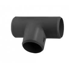Тройник Т-образный соединительный для труб 25 мм, черн. ПожТехКабель (702-013)