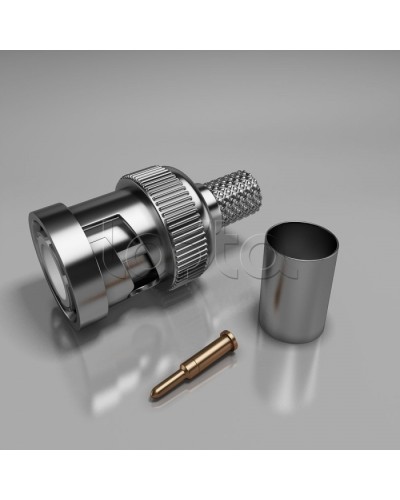 Разъем штекер BNC под обжим ПожТехКабель PTK-Accessories в Иваново Коннекторы Pintop.ru