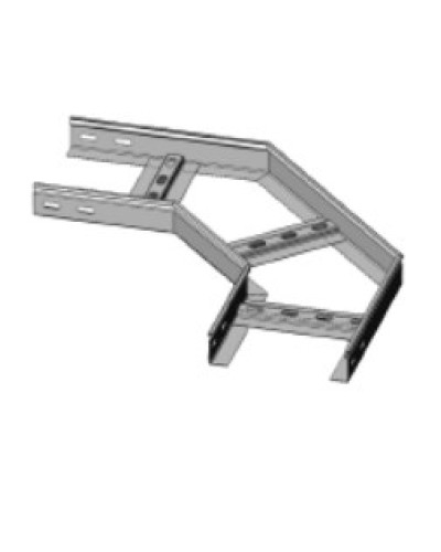 Угол горизонтальный 90° 300х80 (1,2) для лестничного лотка ПожТехКабель (650-514) в Иваново Кабельные лотки Pintop.ru