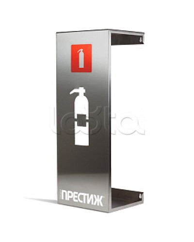 Подставка настенная под огнетушитель ПРЕСТИЖ-Н (скотч брайт) ПОЖТЕХНИКА в Иваново Аксессуары для огнетушителей Pintop.ru