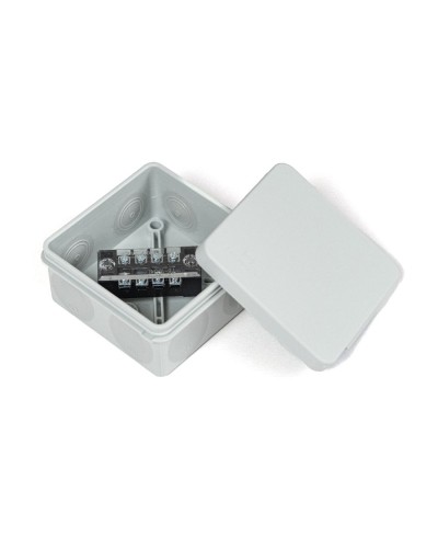 Коробка распред. двухкомп. (HF) 80х80х40 серая Промрукав (PR80.0168) в Иваново Распределительные коробки Pintop.ru