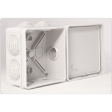 Коробка распаячная 80х80х40, серый (105 шт/уп) Промрукав 40-0210