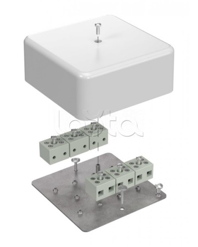 Коробка огнест для кабель-канала 40-0470-FR6.0-12 Е15-Е60 (латунь) 103х103х45 Промрукав (40-0470-FR6.0-12-Е60) в Иваново Распределительные коробки Pintop.ru