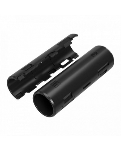 Муфта разборная d20 мм атмосферостойкая черная (10шт/320шт уп/кор) Промрукав (PR13.0434) в Иваново Повороты, муфты, тройники Pintop.ru