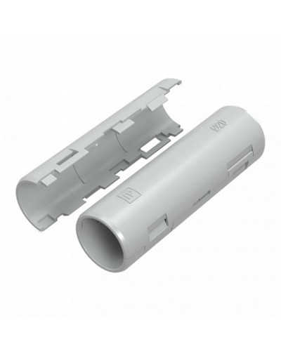 Муфта разборная d20 мм атмосферостойкая серая (10шт/320шт уп/кор) Промрукав (PR13.0430) в Иваново Повороты, муфты, тройники Pintop.ru