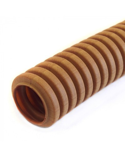 Труба гофрированная ПВХ легкая 350 Н бук с/з д25 (25 м/уп) Промрукав (PR01.0040) в Иваново Труба гофрированная Pintop.ru