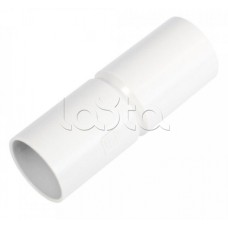 Патрубок-муфта белая д25 (40шт/480шт уп/кор) Промрукав (PR.01725б)