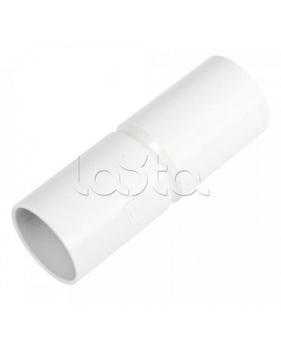 Патрубок-муфта белая д50 (12шт/144шт уп/кор) Промрукав (PR.01750б) в Иваново Повороты, муфты, тройники Pintop.ru