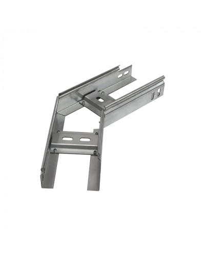 Угол горизонтальный 45 градусов лестничный 400х200 (1,2 мм) Промрукав (PR08.5265) в Иваново Аксессуары для лотков Pintop.ru