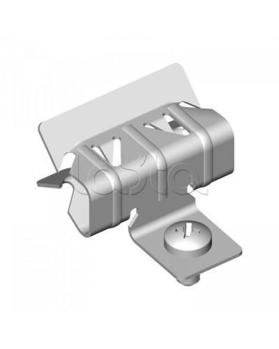 Зажим балочный 2-7 мм с отгибом и винтом М6х9 Промрукав (PR08.5818) в Иваново Аксессуары для лотков Pintop.ru