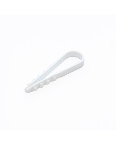 Дюбель-хомут для круглого кабеля d11-18 мм белый (10шт) Промрукав (PR08.6945) в Иваново Крепеж: Дюбели, шурупы, саморезы Pintop.ru