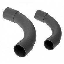 Соединитель угловой черный д25 (5шт/200шт уп/кор) Промрукав (PR13.0171)