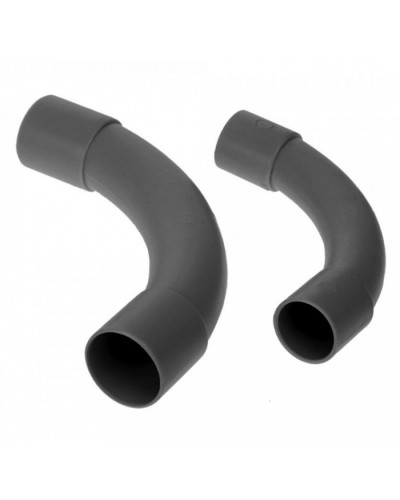 Соединитель угловой черный д25 (5шт/200шт уп/кор) Промрукав (PR13.0171) в Иваново Повороты, муфты, тройники Pintop.ru