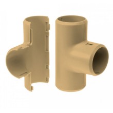 Тройник разборный сосна д25 (1шт/200шт уп/кор) Промрукав (PR13.0253)