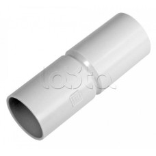 Патрубок-муфта д40 безгалогенная (HF) атмосферостойкая серая (20шт/220шт уп/кор) Промрукав (PR13.0354)