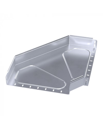 Угол горизонтальный 90 градусов Стандарт INOX (AISI 316) 400х80 Промрукав (PR16.3537) в Иваново Аксессуары для лотков Pintop.ru