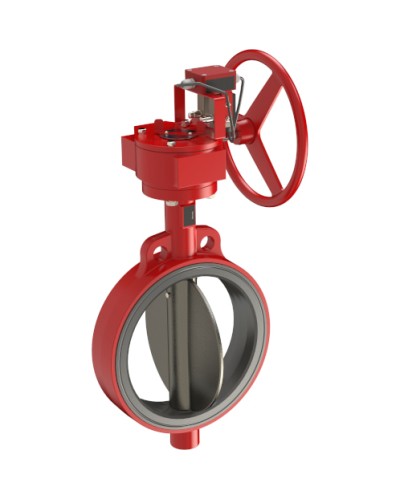 Затвордисковый с ручным приводом с контролем положения УКПЗА Спецавтоматика 3т 200/1,6(Р)-Ф.У3.1-АМК-200v1 в Иваново Затворы дисковые Pintop.ru