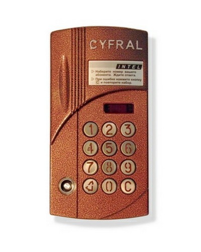 Блок вызова аудиодомофона на 400 абонентов Цифрал ИНТЕЛ в Иваново Блоки вызова многоабонентные Pintop.ru