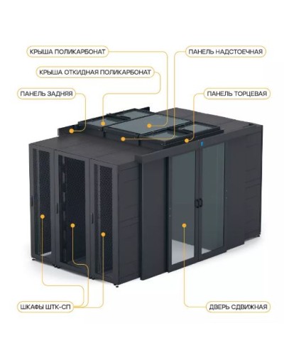 Крыша откидная поликарбонат 600 × 900 ЭМаг 12/24В для шкафа ШТК-СП-×.6.× ЦМО ЦОД-СП-КОП-НО-600.900-9005 в Иваново Аксессуары для стоек и шкафов Pintop.ru