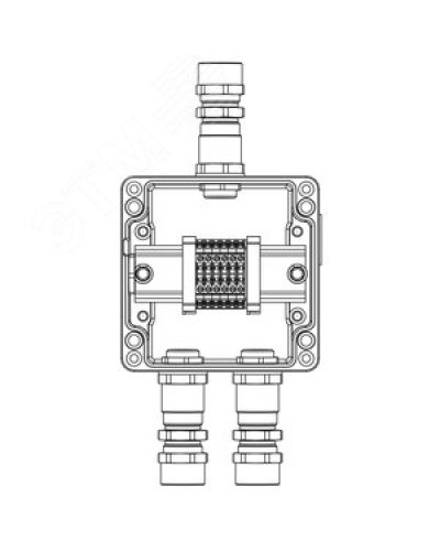 TBE-A-12-(6xCBC.2)-2xKA2MHK(A)-1xKA2MHK(C)1Ex e IIC Т5 Gb / Ex tb IIIC T95°C Db IP66 DKC (1201.121.22.121B) в Иваново Комутационные взрывозащищенные коробки Pintop.ru