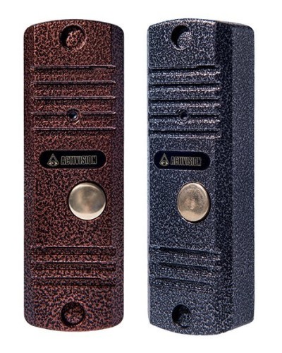 Видеопанель вызывная накладная на 1 абонента Activision AVC-105-V (медь, с видеокамерой) в Иваново Вызывные видеопанели малоабонентные Pintop.ru