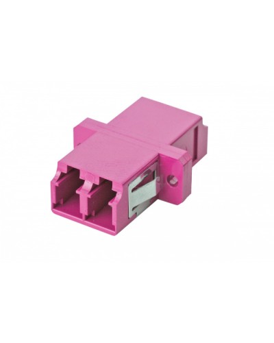 Адаптер OM4, LC дуплекс, с фланцами, пурпурный Eurolan (36A-40-2L-02MG) в Иваново Проходные адаптеры Pintop.ru