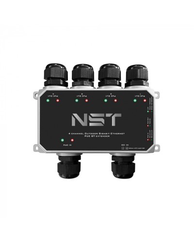 Уличный Ultra PoE удлинитель - коммутатор Gigabit Ethernet до 250м на 5 портов NST NS-EXSW-5GP/W в Иваново Дополнительное оборудование для сетей Pintop.ru