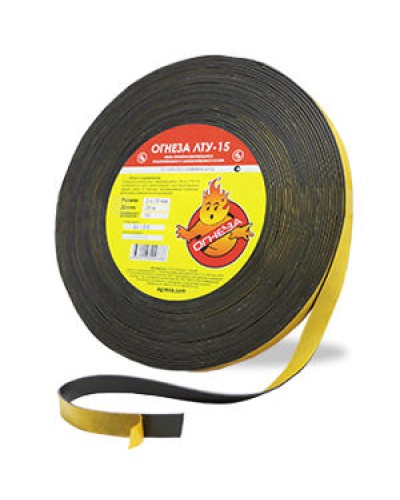 Лента термоуплотнительная ОгнезаОГНЕЗА-ЛТУ 1,5*15 мм., рулон 35 пог.м. в Иваново Дополнительное оборудование пожаротушения Pintop.ru