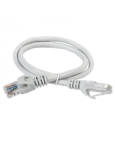 ITK Коммутационный шнур (патч-корд) кат.5Е UTP 1м серый (PC01-C5EU-1M) в Иваново Патчкорды (медные) Pintop.ru