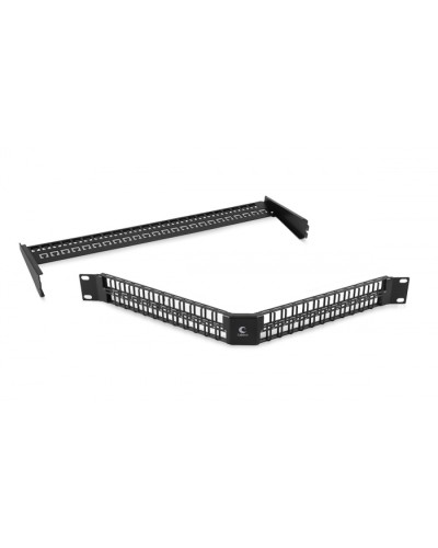 Угловая модульная патч-панель 19, 48 портов, 1U Cabeus (PLBHD-48-CON) в Иваново Патч панель Pintop.ru