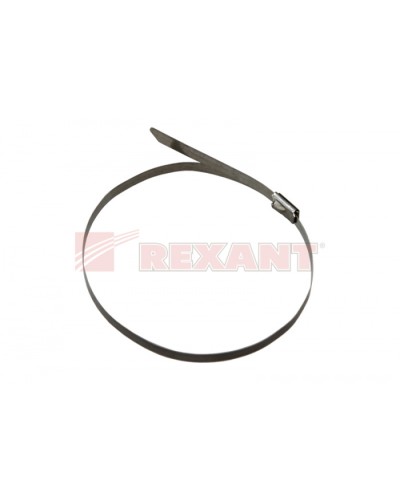 Хомут-стяжка металлический 4.6х152 мм (50шт/уп) REXANT 07-0158 в Иваново Стяжки-хомуты Pintop.ru