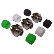 Адаптер оптический SC без фланцев, SM, симплексный LANMASTER LAN-SC/NF-AM-SM