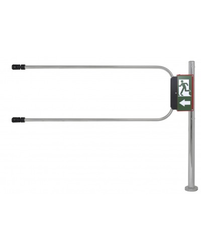 Smartec ST-GR014EC-CR - Калитка аварийного выхода с электромагнитом, хромированная, в комплекте стойка 1000 х D50 мм и створка 1400 х D25 мм. в Иваново Калитки Pintop.ru