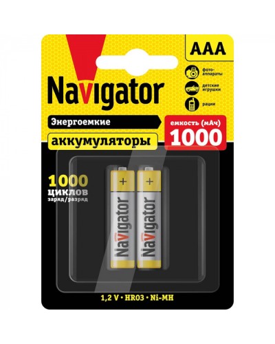 Аккумулятор Navigator 94 462 NHR-1000-HR03-BP2 в Иваново Электротехническое оборудование Pintop.ru