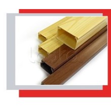 Миниканал 25x16 серия MEX с текстурой дерева (сосна) Экопласт 77007P-2